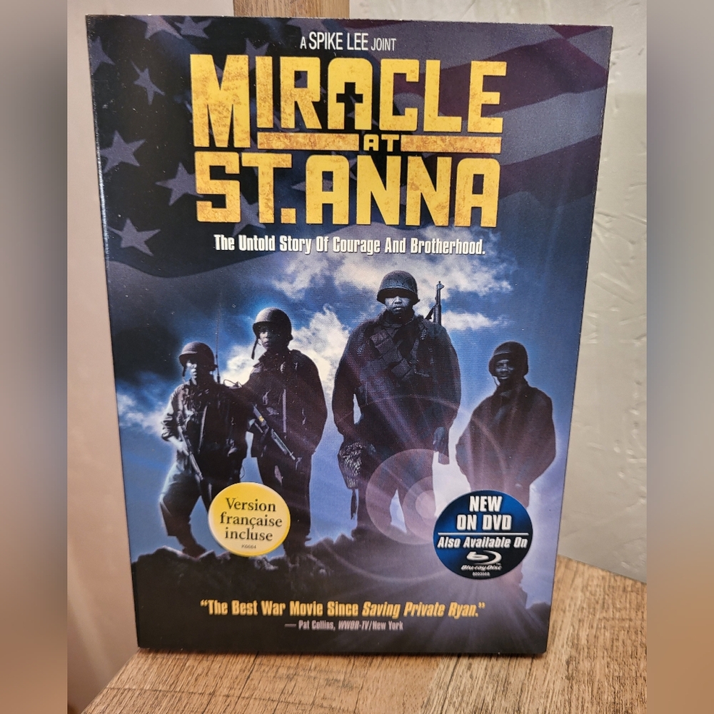🌟3 for30🌟Miracle at St. Anna (DVD, 2009, bilingual) a film by Spike Lee SEALED